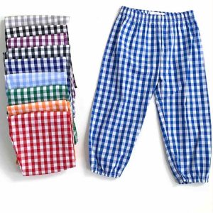 Boys Gingham Bubble Pants