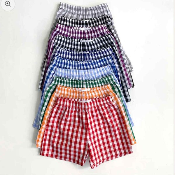 Boys-Gingham-Shorts-3M-3T