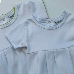 Knit Bubble with Pique Trim