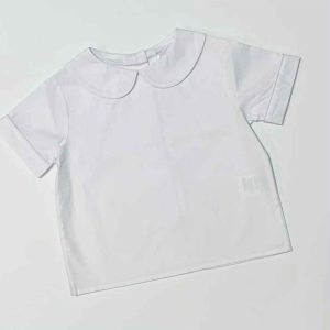 Peter Pan Collar White Shirt