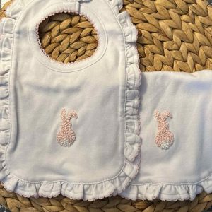 Rabbit Bib and Burp Cloth