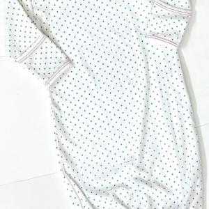 Green Bitty Dot Infant Gown